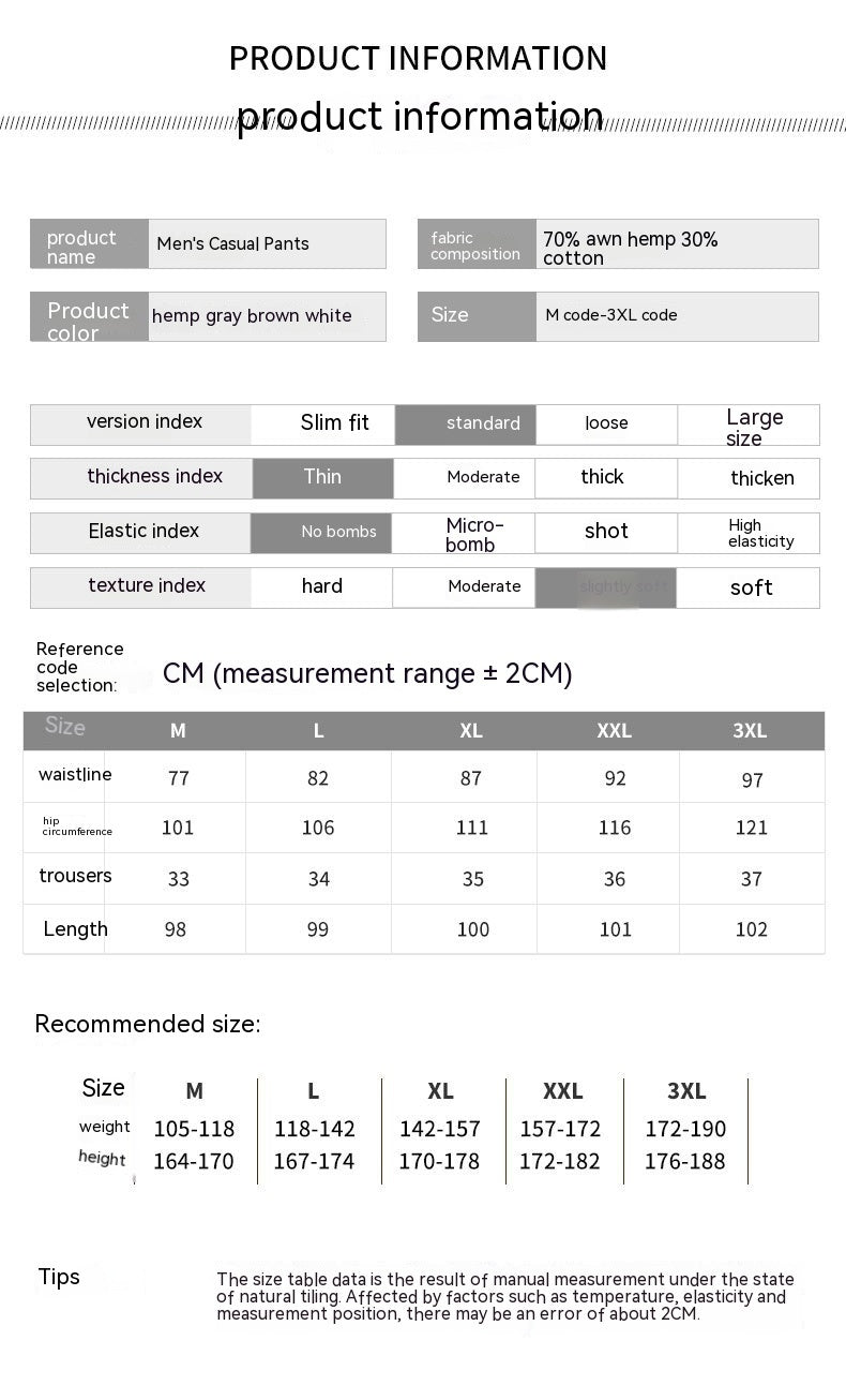Breathable Cotton Linen Straight Casual Pants Old Money Classic