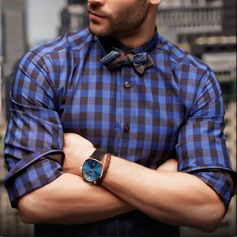 OLEVS Elegant Quartz Watch - Old Money Classic