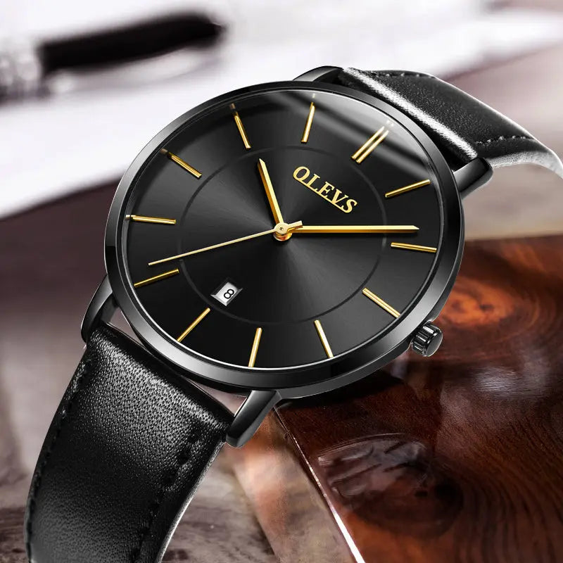 OLEVS Elegant Quartz Watch - Old Money Classic