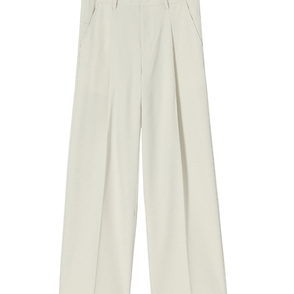 Versatile Straight Waist Trousers For Men Old Money Classic