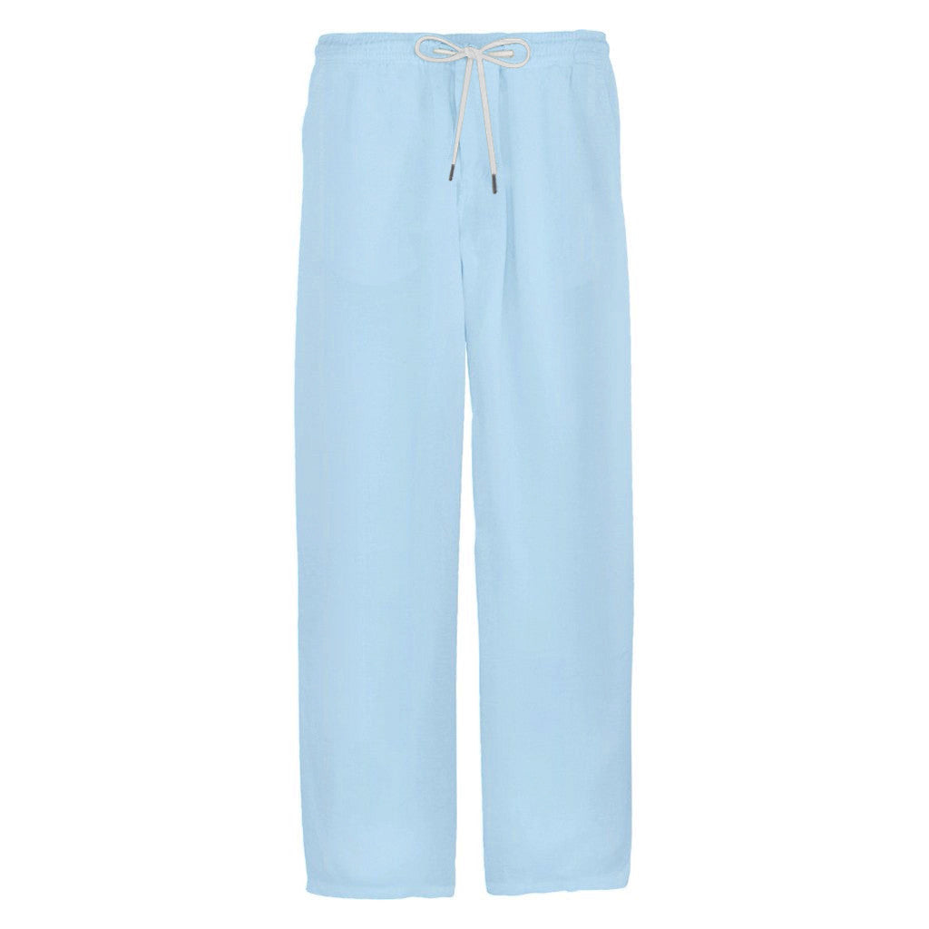 Men's Simple And Stylish Casual Cotton And Linen Trousers - Old Money Classic