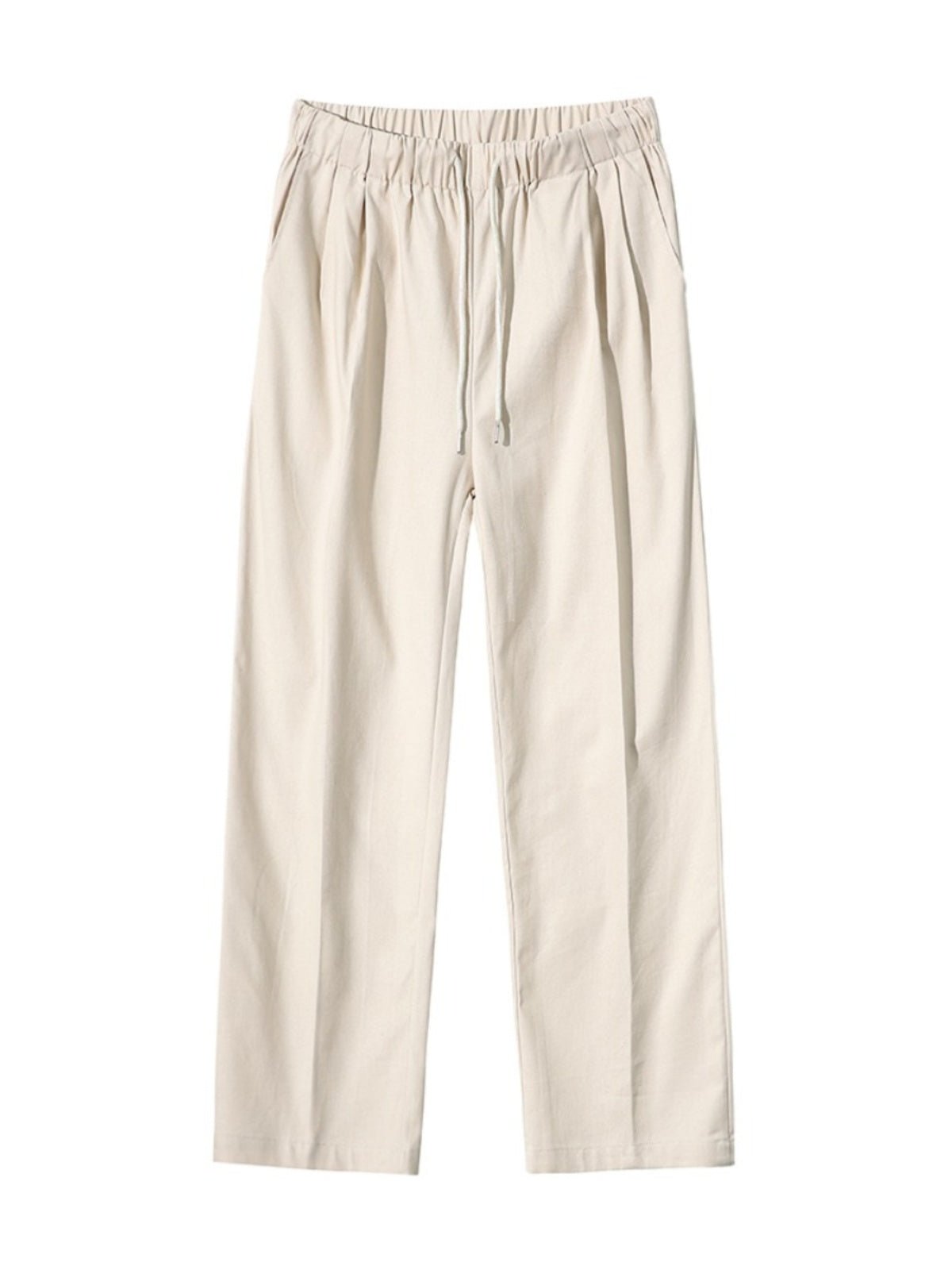 Linen Casual Straight-leg Wide Leg Pants - Old Money Classic