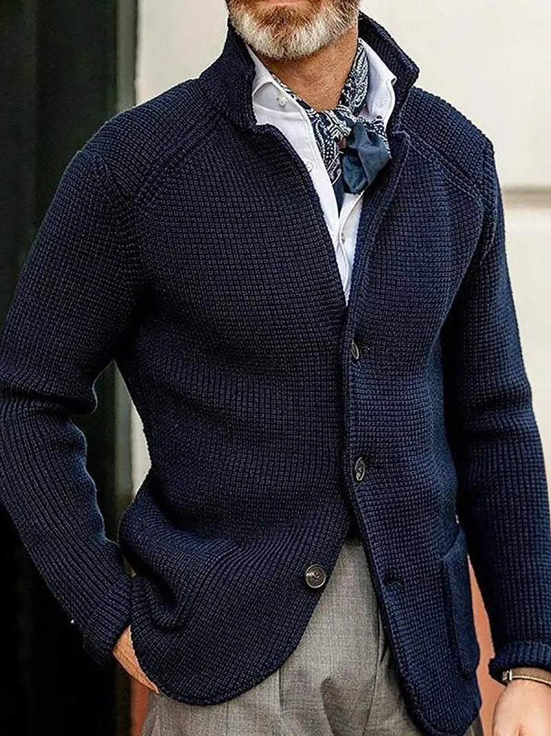 Cardigan Knitted Jacket - Old Money Classic