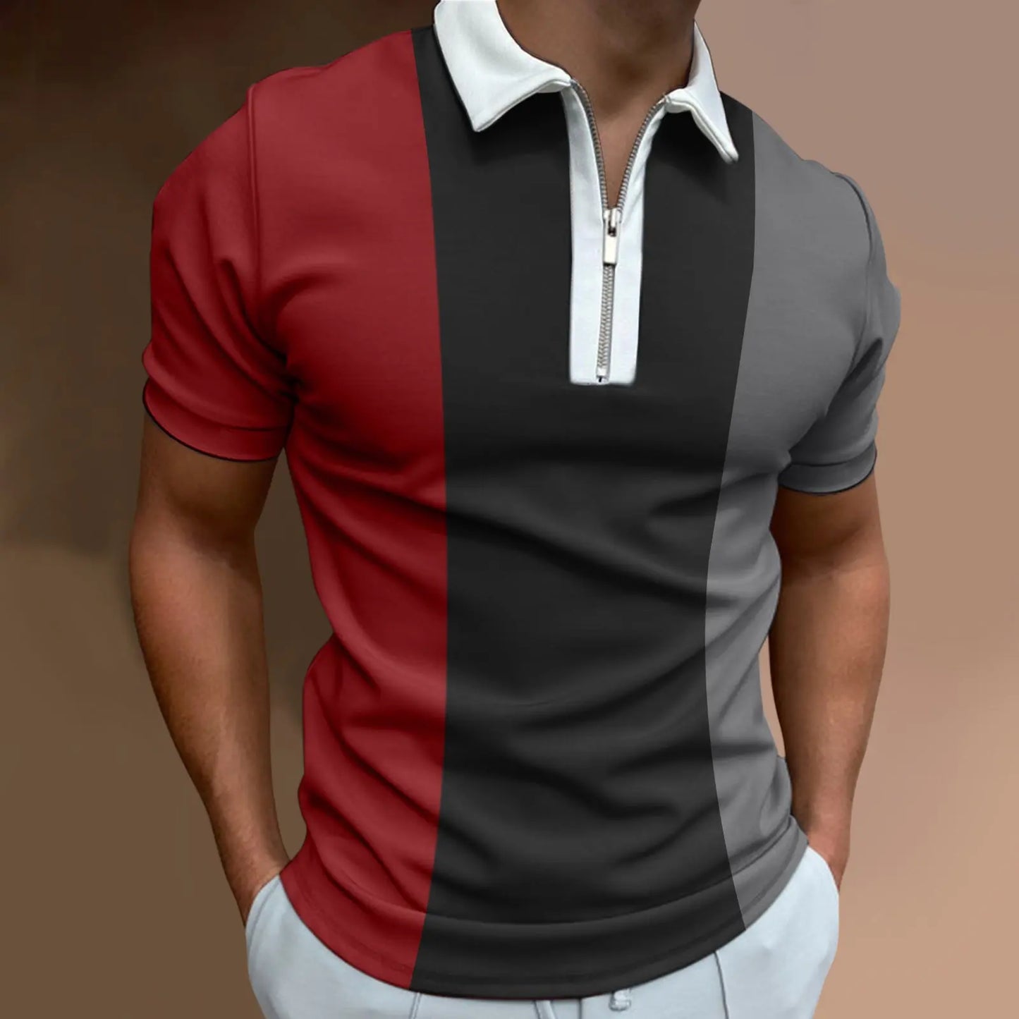 Casual Multicolor Polo Shirt