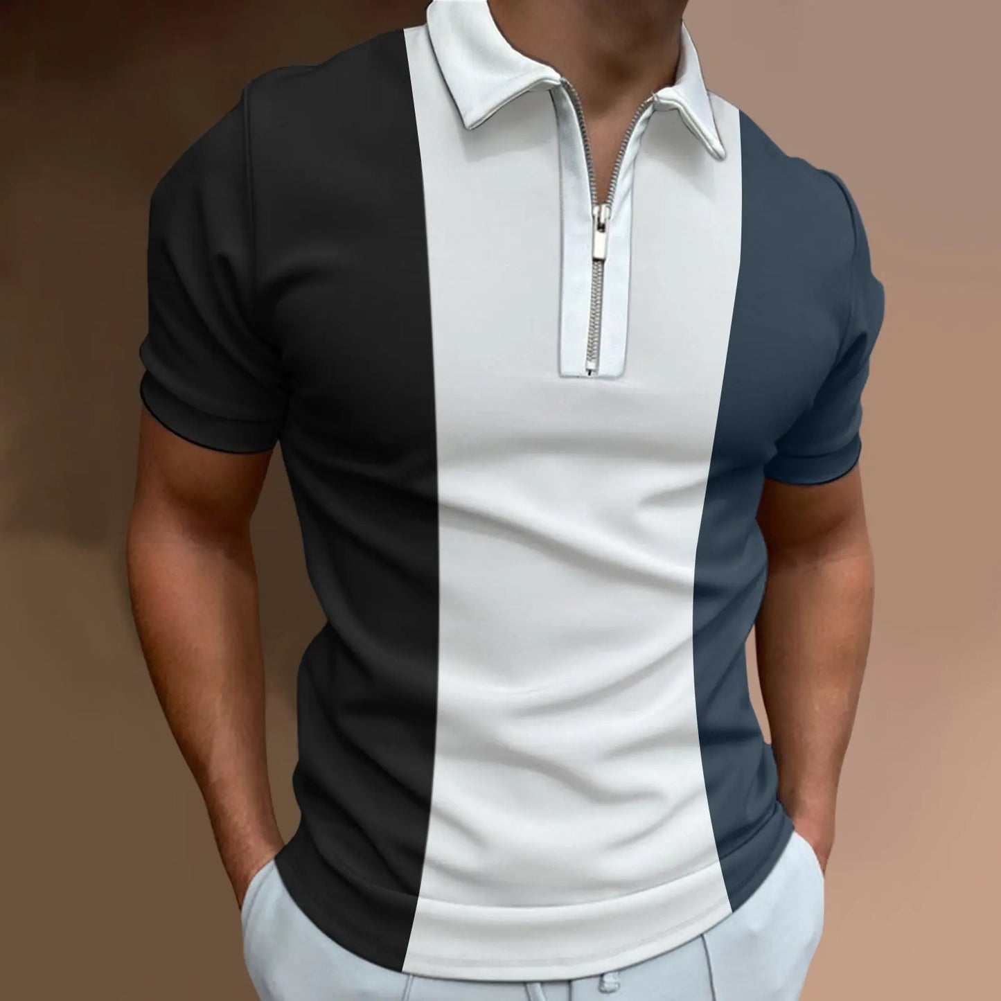 Casual Multicolor Polo Shirt