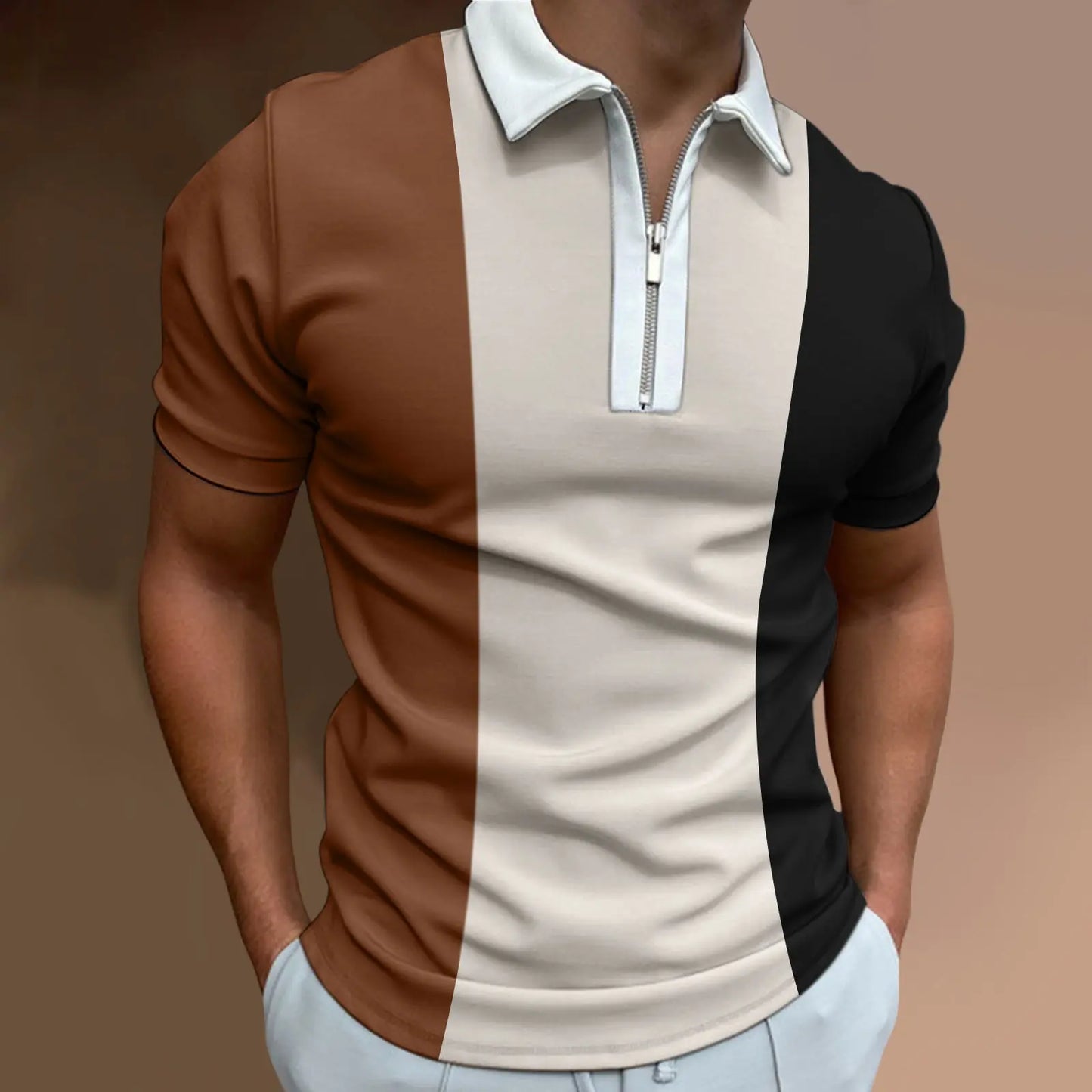 Casual Multicolor Polo Shirt