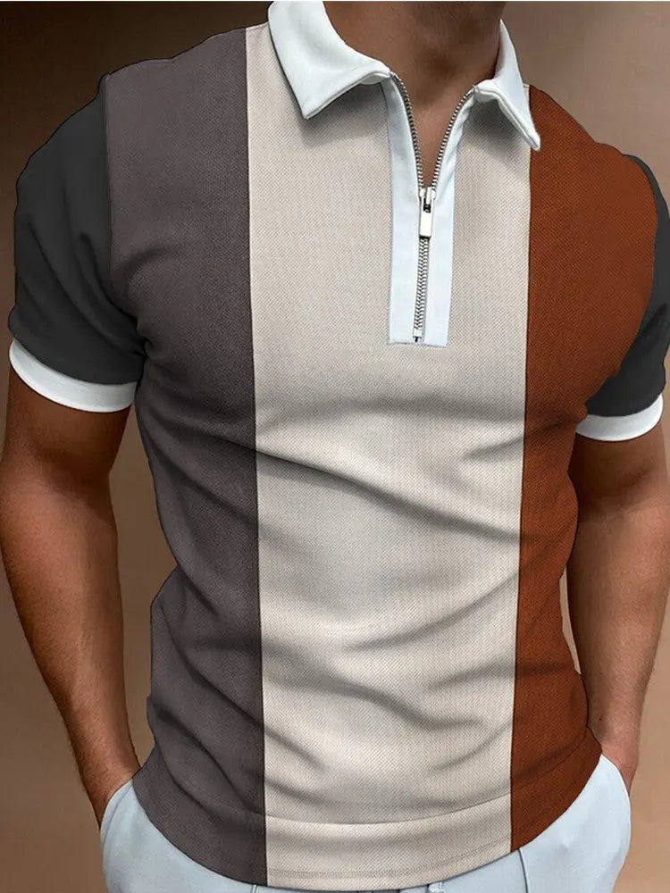 Casual Multicolor Polo Shirt