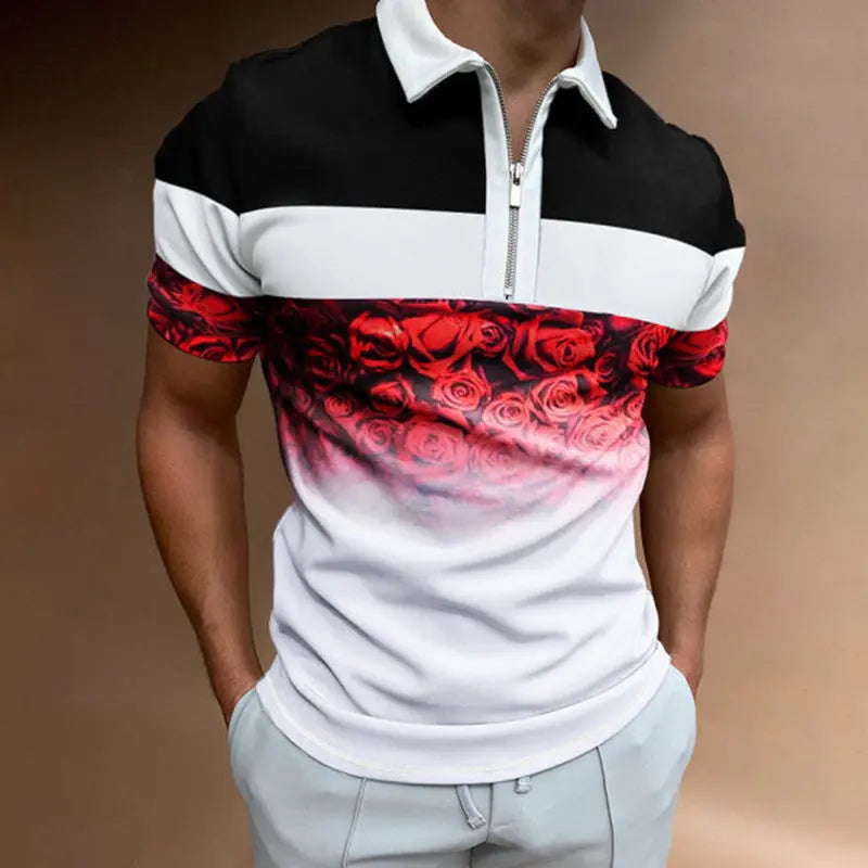 Casual Multicolor Polo Shirt