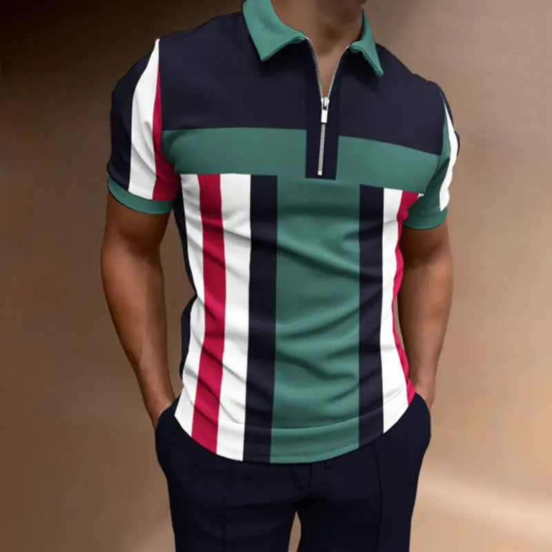 Casual Multicolor Polo Shirt