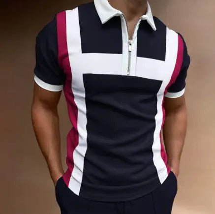 Casual Multicolor Polo Shirt