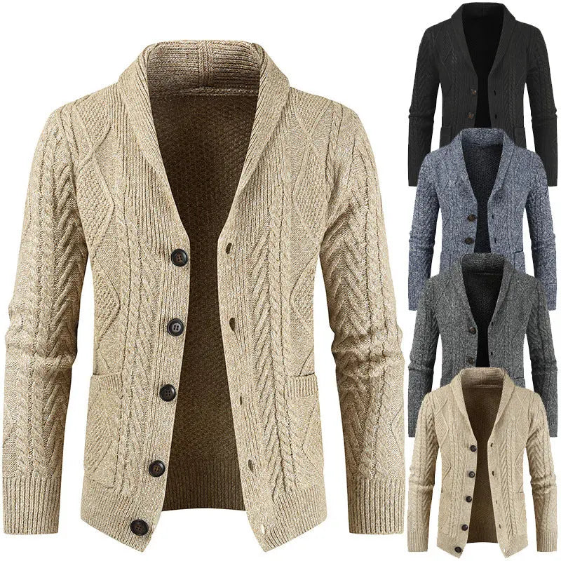 Chain Link Knit Cardigan - Old Money Classic