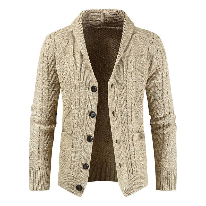 Chain Link Knit Cardigan - Old Money Classic