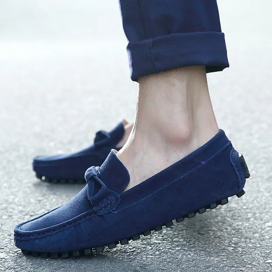 Comfy Slip-on Suede Leather Casual Shoes Old Money Classic