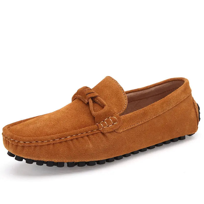 Comfy Slip-on Suede Leather Casual Shoes Old Money Classic