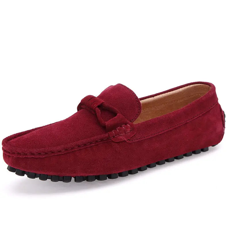 Comfy Slip-on Suede Leather Casual Shoes Old Money Classic