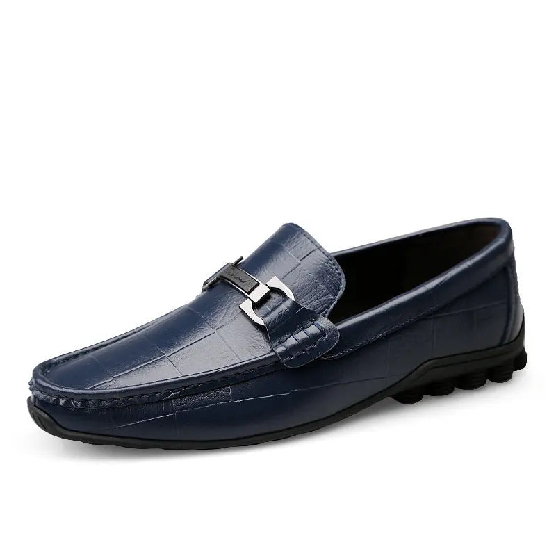 Genuine Leather Loafers - Old Money Classic