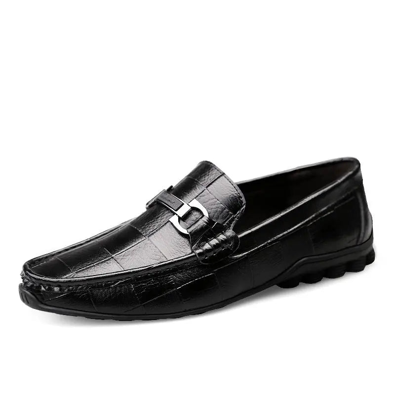 Genuine Leather Loafers - Old Money Classic