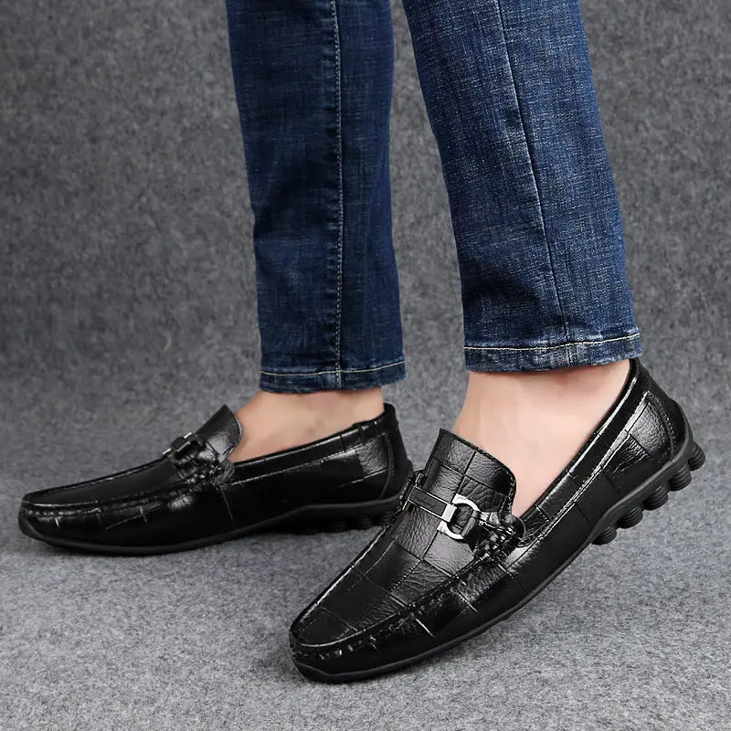 Genuine Leather Loafers - Old Money Classic