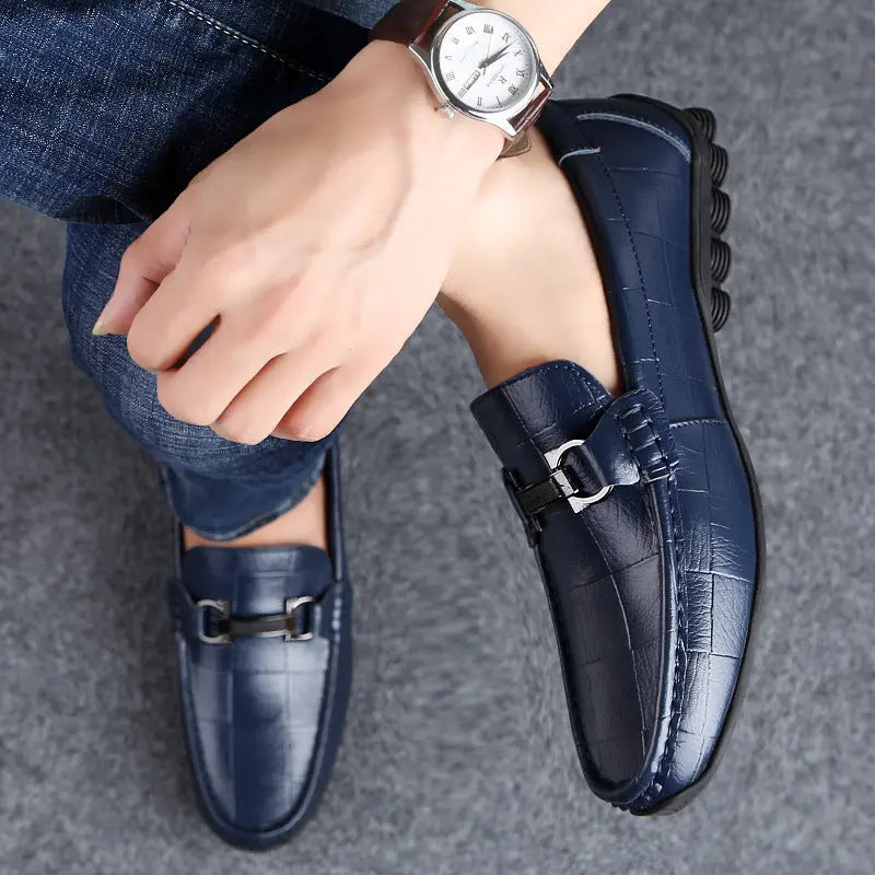 Genuine Leather Loafers - Old Money Classic