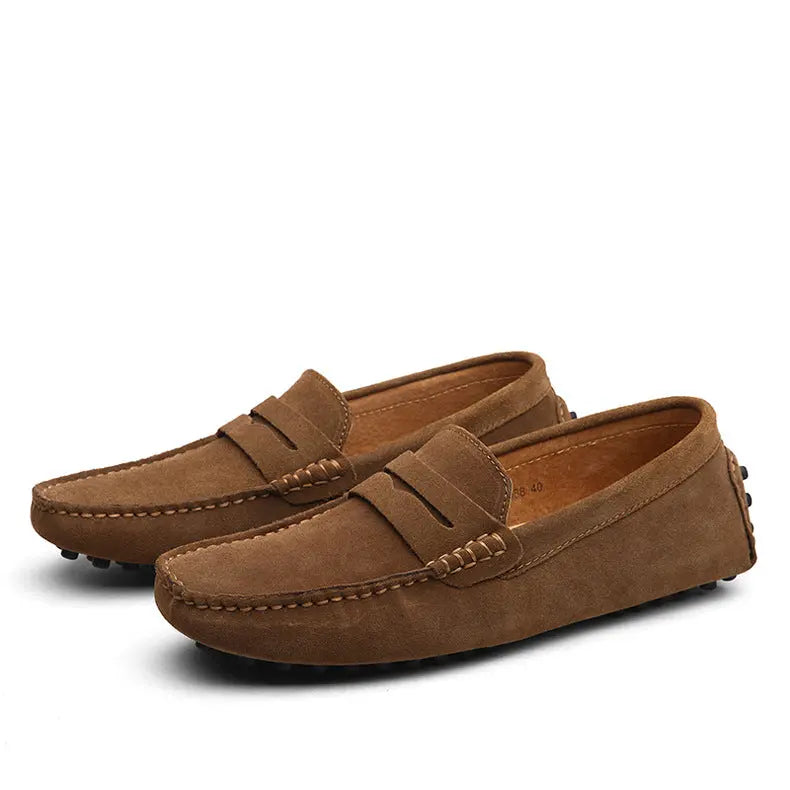 Gommino Suede Driving Moccasins Slip on - Old Money Classic