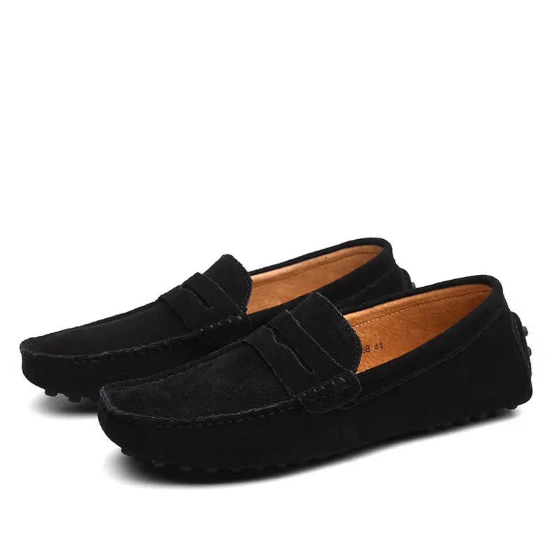 Gommino Suede Driving Moccasins Slip on Old Money Classic