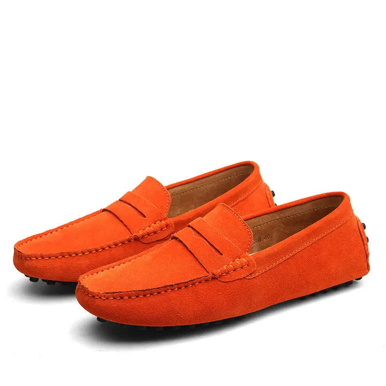 Gommino Suede Driving Moccasins Slip on Old Money Classic