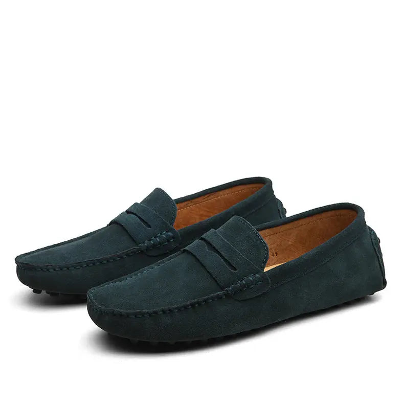 Gommino Suede Driving Moccasins Slip on Old Money Classic