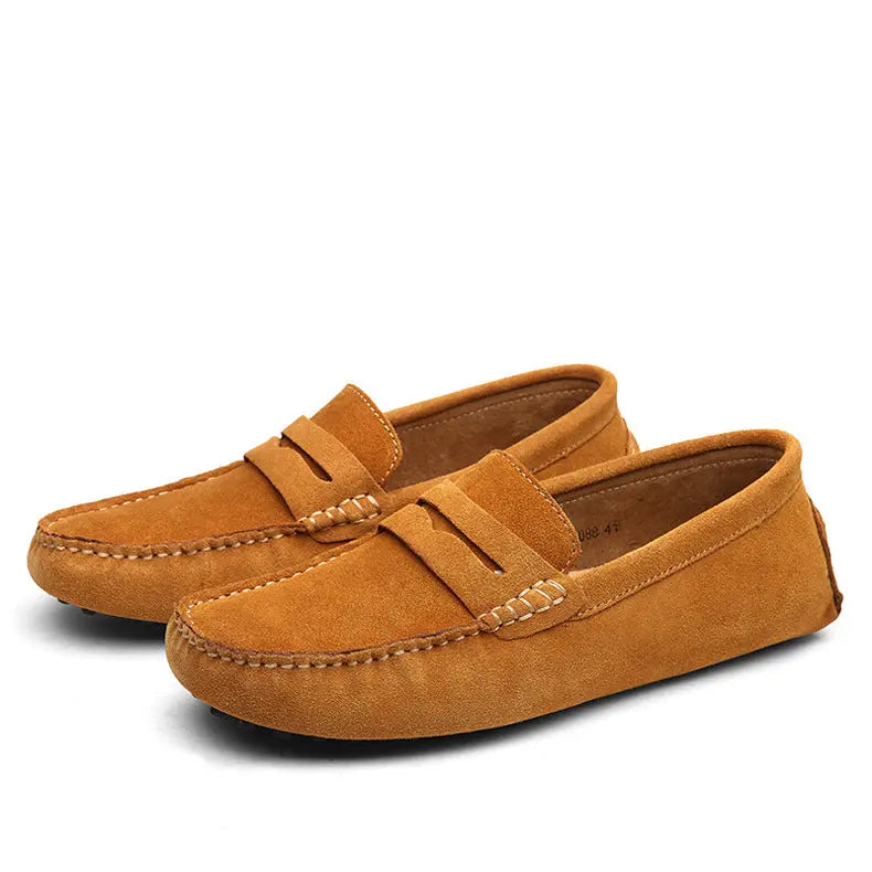 Gommino Suede Driving Moccasins Slip on Old Money Classic