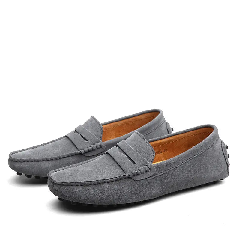 Gommino Suede Driving Moccasins Slip on Old Money Classic