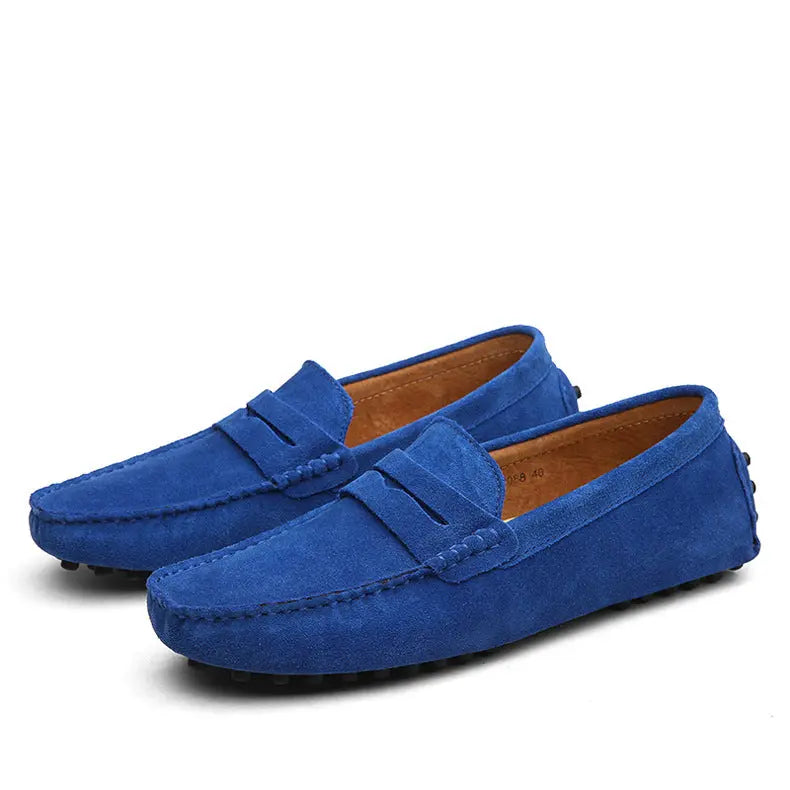 Gommino Suede Driving Moccasins Slip on Old Money Classic