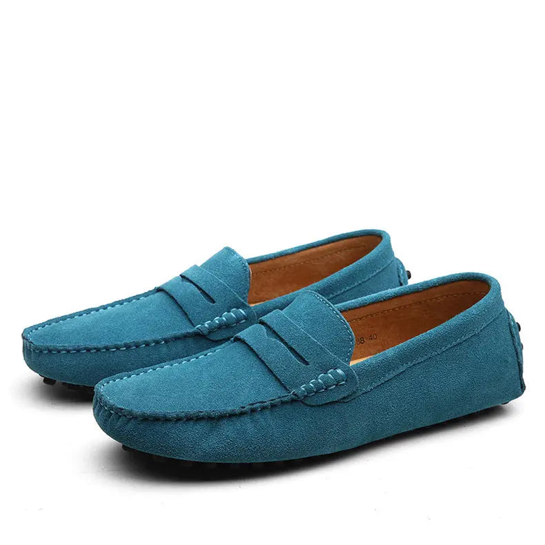 Gommino Suede Driving Moccasins Slip on Old Money Classic