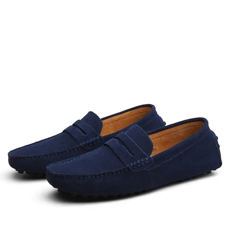 Gommino Suede Driving Moccasins Slip on Old Money Classic