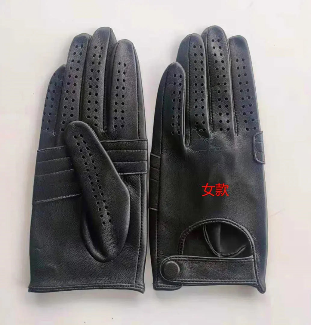 Imported Sheepskin Leather Touch Screen Driving Gloves - Old Money Classic