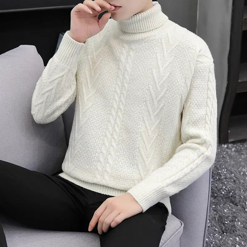 Loose Turtle Neck Sweater - Old Money Classic