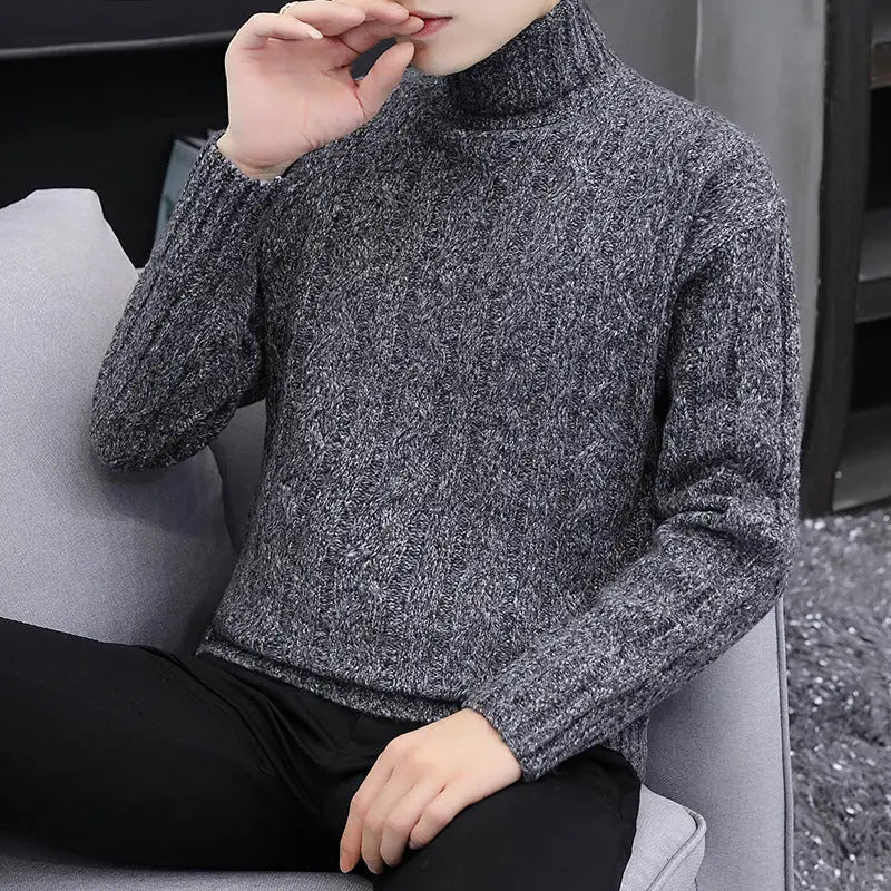 Loose Turtle Neck Sweater - Old Money Classic