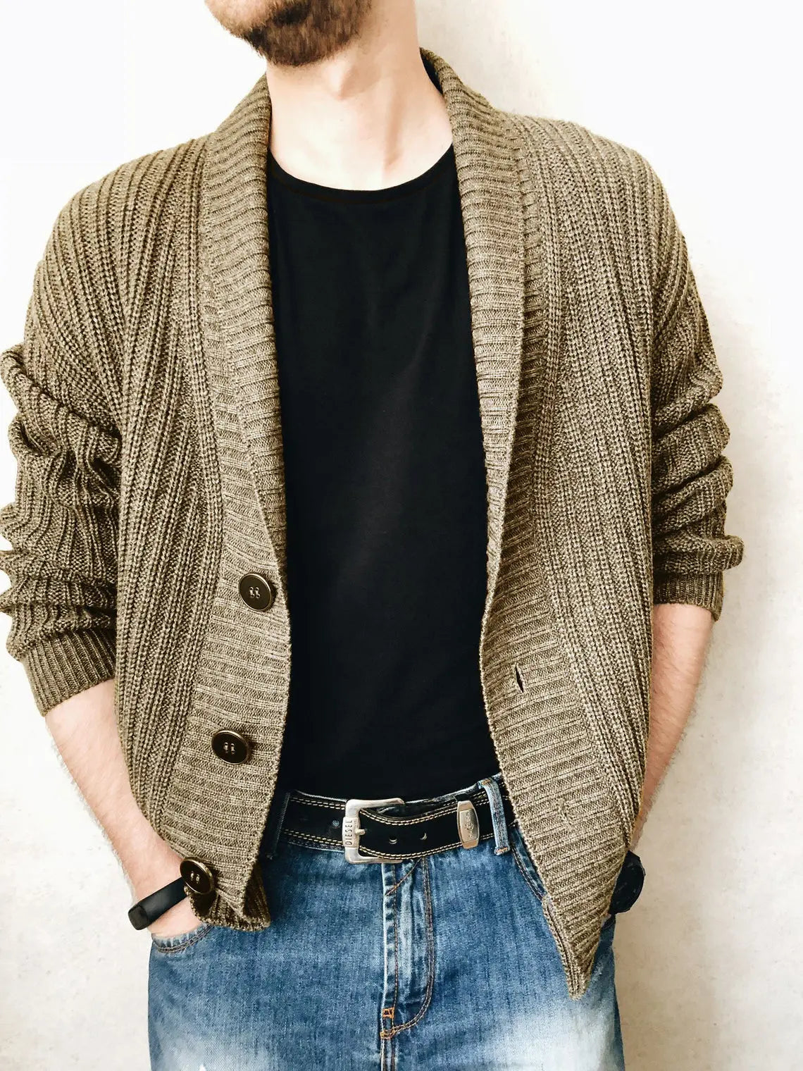 Cardigan Sweater Long Sleeve Knitwear