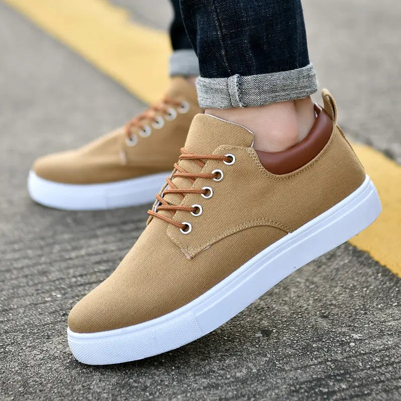 New Canvas Shoes Men Big Shoe 46 47 Man Sneakers Shoes Old Money Classic