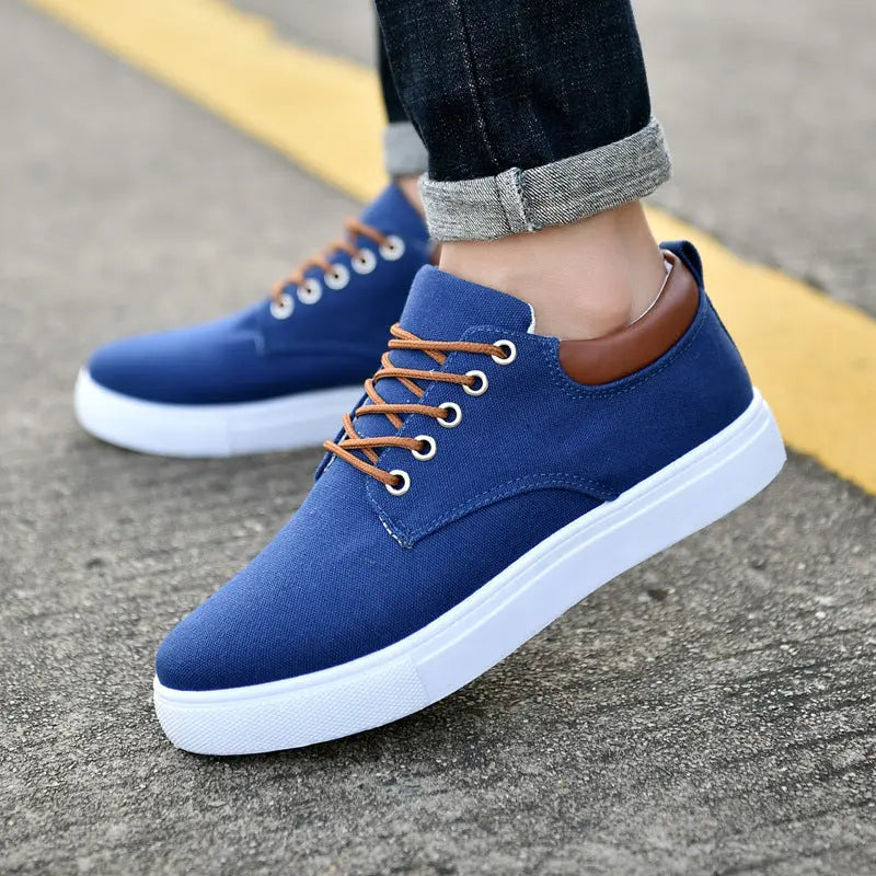 New Canvas Shoes Men Big Shoe 46 47 Man Sneakers Shoes Old Money Classic