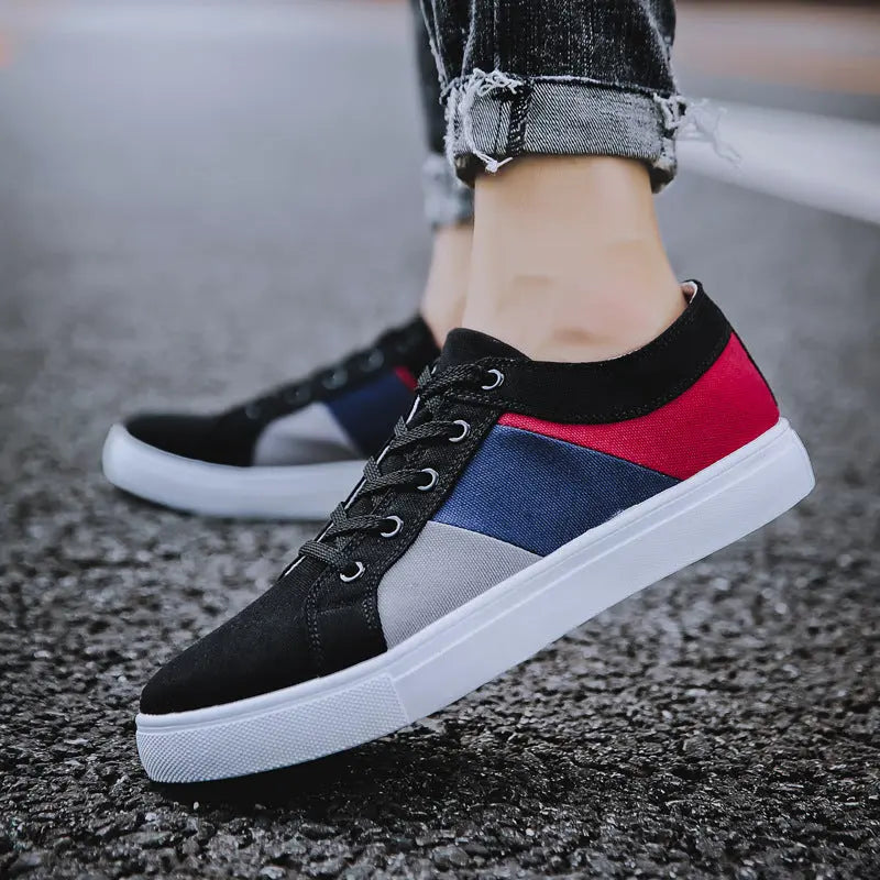 New Canvas Shoes Men Big Shoe 46 47 Man Sneakers Shoes Old Money Classic