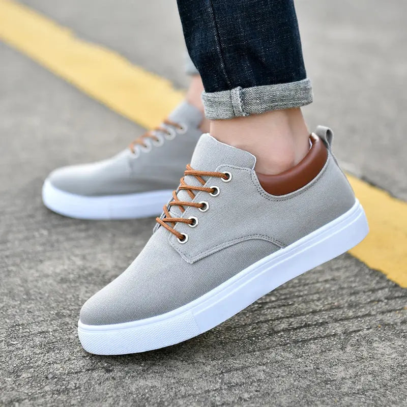 New Canvas Shoes Men Big Shoe 46 47 Man Sneakers Shoes Old Money Classic