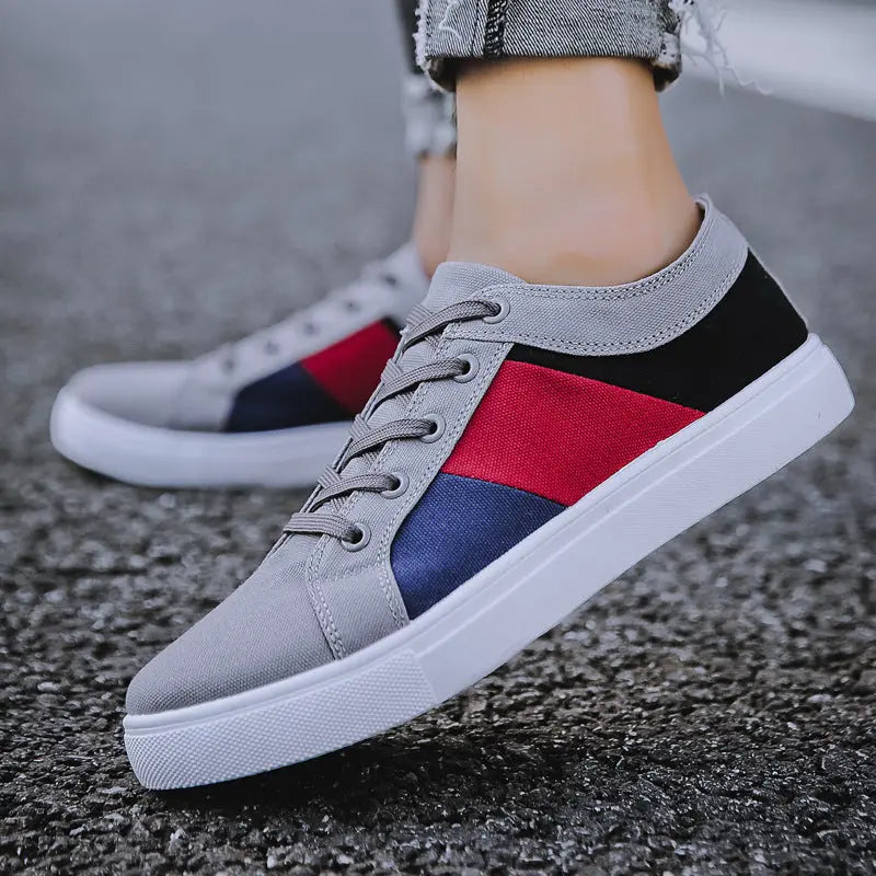 New Canvas Shoes Men Big Shoe 46 47 Man Sneakers Shoes Old Money Classic