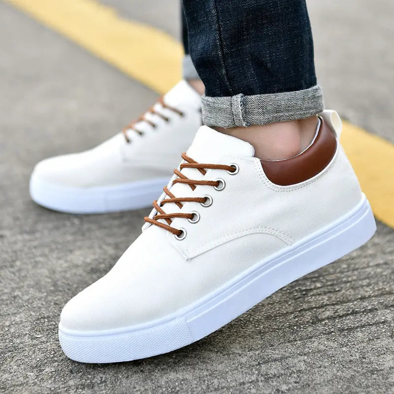 New Canvas Shoes Men Big Shoe 46 47 Man Sneakers Shoes Old Money Classic