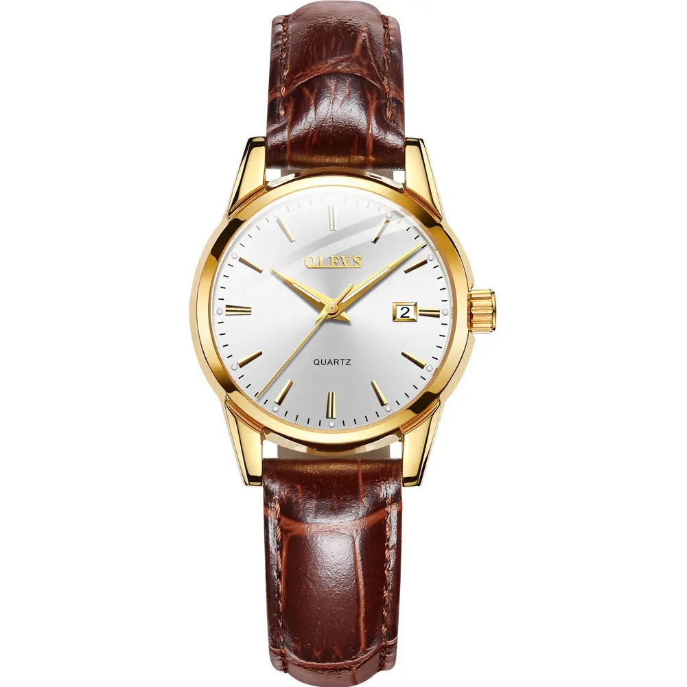 OLEVS Brand Quartz Watch - Old Money Classic