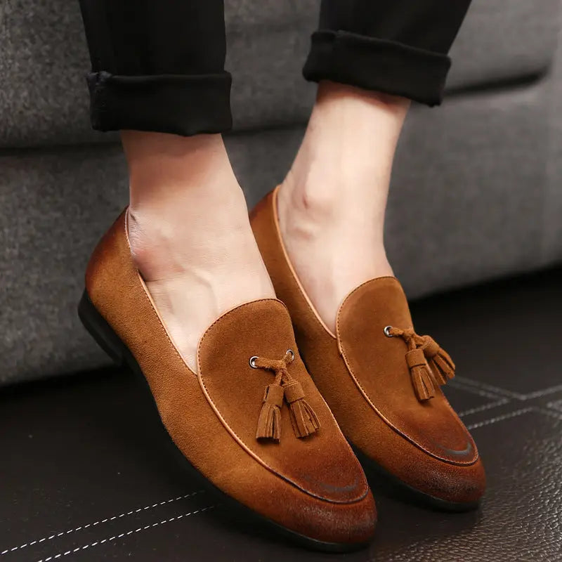 Pea Leather Loafers - Old Money Classic