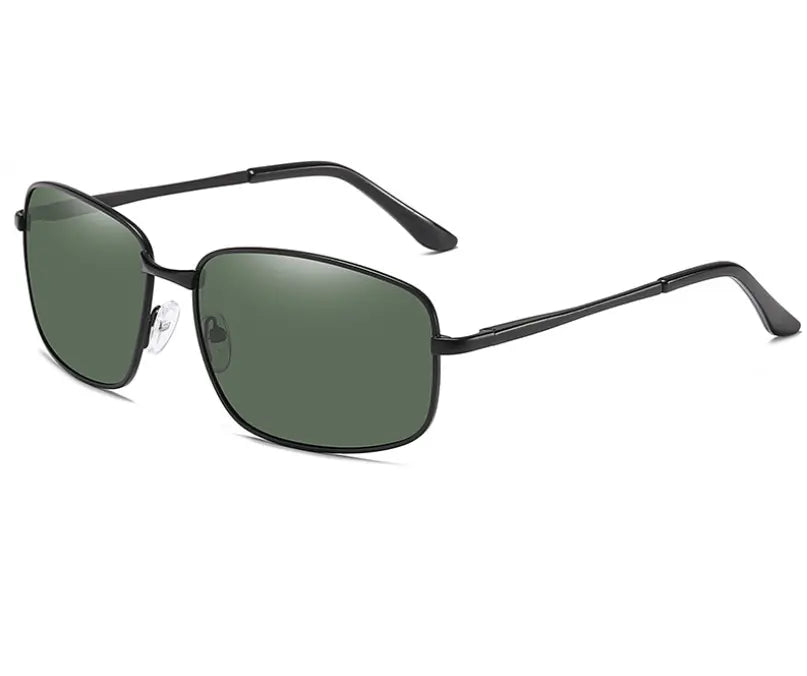 Polarized Rectangular Sunglasses - Old Money Classic