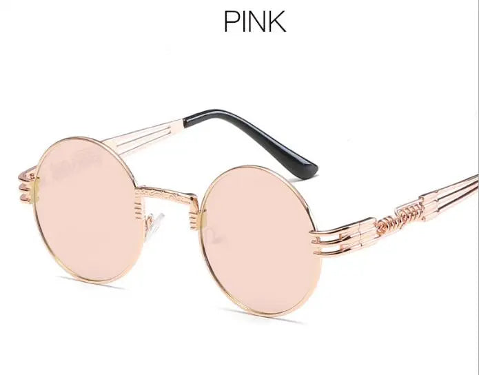 Round Sunglasses Mirrored - Old Money Classic