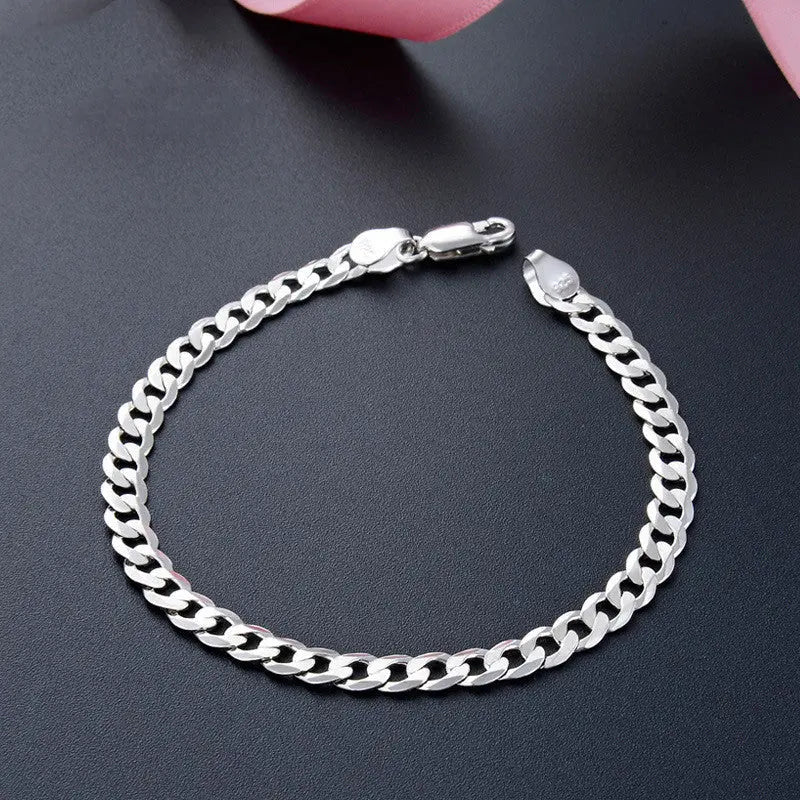 Silver Plated Bracelet Horsewhip - Old Money Classic