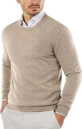 Solid Colour Long Sleeve Sweater