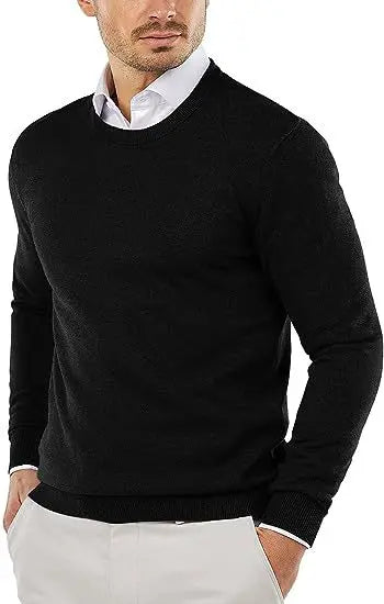 Solid Colour Long Sleeve Sweater