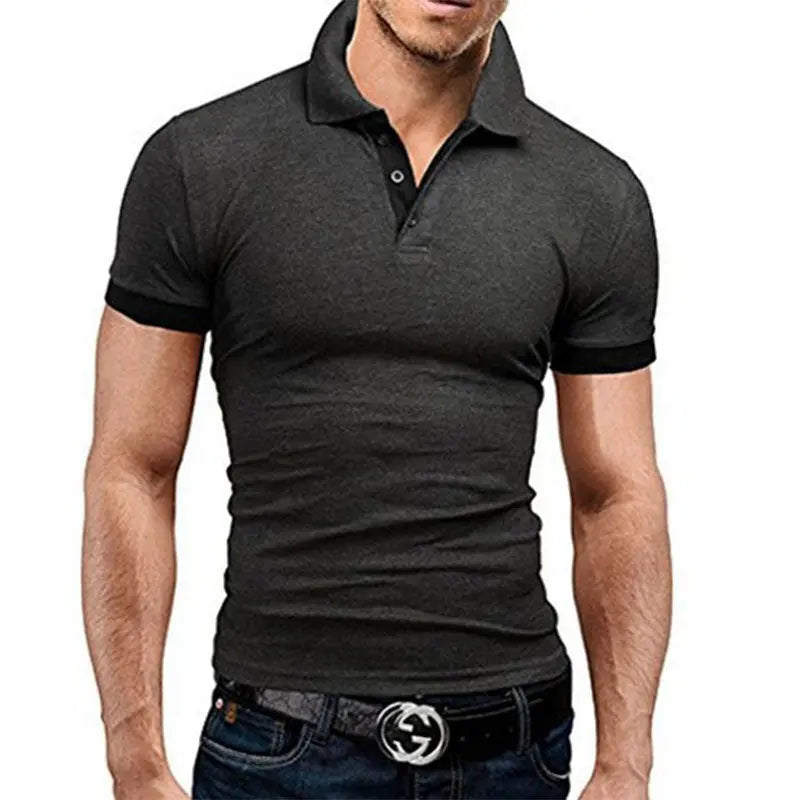 Stand-up Cotton Polo Shirt Old Money Classic